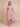 Chiffon Tiered Ruffled Hi-Lo Mother of the Bride Dress with Wrap in Pink