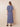 Flutter Sleeve Chiffon Ankle Length A-Line Mother of the Bride Dress in Steel Blue