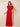 Beaded Off Shoulder Sheath Stretch Satin Mother of the Bride Dress in Red