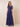 Off Shoulder Short Sleeve Leaf Sequin Tulle Mother of the Bride Dress in Navy