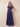Off Shoulder Short Sleeve Leaf Sequin Tulle Mother of the Bride Dress in Navy