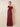 Off the Shoulder Sequin Sheath Long Mother of the Bride Dress with Cap Sleeve in Burgundy