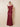 Off the Shoulder Sequin Sheath Long Mother of the Bride Dress with Cap Sleeve in Burgundy