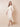 Lace Long Sleeve Chiffon Tiered Tea Length Mother of the Bride Dress with Wrap in Ivory