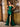 Boned Bodice Pleat Satin Mermaid Prom Dress With Slit - Emerald Green
