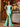 Spaghetti Strap Boned Bodice Satin Mermaid Prom Dress - Mint Green