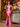 Spaghetti Strap Boned Bodice Satin Mermaid Prom Dress-Hot Pink