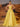 Strapless Ball Gown Prom Dress With Pleated - Yellow
