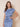 Cap Sleeve Cowl Neck Mermaid Satin Maxi Mother of the Bride Dress in Dusty Blue