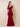 Lace Applique Beaded One Shoulder Mermaid Mother of the Bride Dress in Burgundy