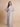 Flutter Long Sleeve Chiffon Pleated Mother of the Bride Dress with Pocket in Silver