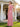 Chiffon Ruffled A-Line Long Mother of the Bride Dress with Square Neck in Dusty Pink