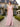 Chiffon Ruffled A-Line Long Mother of the Bride Dress with Square Neck in Pink