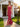 Chiffon Ruffled A-Line Long Mother of the Bride Dress with Square Neck in Fuchsia