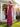 Chiffon Ruffled A-Line Long Mother of the Bride Dress with Square Neck in Fuchsia