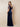 Beaded Sheer Sleeve Velvet Mermaid Maxi Mother of the Bride Dress with Slit in Royal Blue