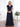 V-Neck Pleat Chiffon Waist Lace Mother of the Bride Dress Long
