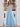 Off Shoulder Lace Embroidery A-Line Floor Length Prom Dress - Baby Blue