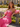 Sparkly Lace Removable Sleeves Ball Gown Prom Dress - Hot Pink