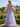 Sparkly Lace Removable Sleeves Ball Gown Prom Dress - Lilac