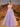 Hand Made Floral Off Shoulder Prom Dress Long-Lilac