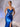 Sheer Bodice Lace Embroidery Boned Mermaid Prom Dress - Royal Blue