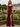 Spaghetti Shoulder Straps Sparkly Beading Long Mermaid Prom Dress - Burgundy