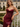 Spaghetti Shoulder Straps Sparkly Beading Long Mermaid Prom Dress - Burgundy