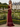 Spaghetti Shoulder Straps Sparkly Beading Long Mermaid Prom Dress - Burgundy
