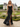 Spaghetti Shoulder Straps Sparkly Beading Long Mermaid Prom Dress - Black