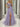 Hand Made Floral Beaded Prom Dress With Split - Lilac