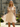 3D Rose Boned Off Shoulder Mini Ball Gown Prom Dress in Champagne