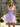 3D Rose Boned Off Shoulder Mini Ball Gown Prom Dress in Lavender