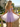 3D Rose Boned Off Shoulder Mini Ball Gown Prom Dress in Lavender