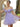 3D Rose Boned Off Shoulder Mini Ball Gown Prom Dress-Lilac