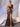 3D Rose Sheer Bodice Boned Satin Mermaid Prom Dress Long-Chocolate