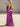 3D Rose Sheer Bodice Boned Satin Mermaid Prom Dress Long - Hot Pink