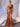 3D Rose Sheer Bodice Boned Satin Mermaid Prom Dress Long-Burnt Orange