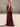 3D Rose Sheer Bodice Boned Satin Mermaid Prom Dress Long - Deep Burgundy