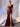 3D Rose Sheer Bodice Boned Satin Mermaid Prom Dress Long-Deep Burgundy