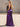 3D Rose Sheer Bodice Boned Satin Mermaid Prom Dress Long - Purple Grey