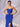 Crystal Lace Embroidery Mermaid Prom Dress With Ruffle - Royal Blue