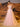 Sheer Bodice Lace Embroidery Long Prom Dress-Pink