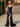 V-Neck Ruched Bust Long Mermaid Prom Dress With Waist Drop-Black