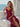 V-Neck Ruched Bust Long Mermaid Prom Dress With Waist Drop - Burgundy