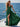 V-Neck Ruched Bust Long Mermaid Prom Dress With Waist Drop - Green