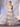 Printing Boned Ball Gown Prom Dress With Ruffle-White Floral