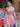 Hand Made Flower Boned Sparkly Mini Prom Dress - Dusty Rose