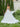 Lace Embroidery Cut Front Illusion Sheer Long Ball Gown Wedding Dress - Ivory