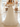 Lace Puff Sleeve Removable Embroidery Outdoor Ball Gown Wedding Dress - Ivory